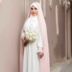 Price and Buy Bride’s Wedding Chador Pink jeweled bridal - Image 4