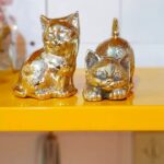 Price and Buy Bronze Cat Sculpture in 2 Pcs – Elegant and Timeless Art