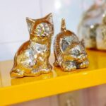 Price and Buy Bronze Cat Sculpture in 2 Pcs – Elegant and Timeless Art - Image 4
