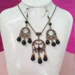 Price and Buy Bronze Jewelry Set Bohemian Bronze Dangle Earring and Necklace