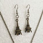 Price and Buy Bronze Jewelry Set Timeless Elegance with Eiffel Tower Design - Image 3