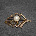 Price and Buy Brooch Pin Metal with Leaf Design - Image 3