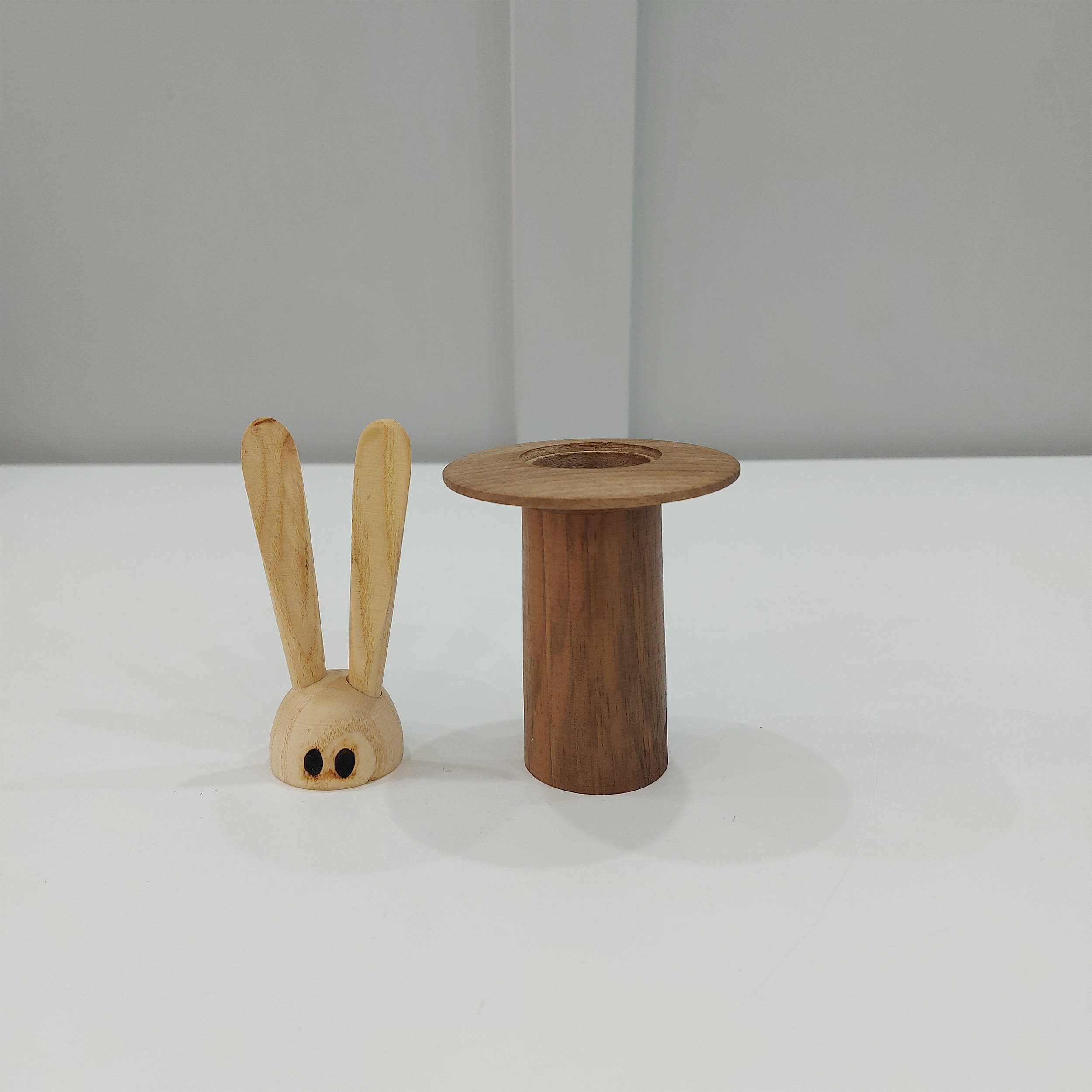 Price and Buy Brown Bunny Design Wooden Toothpick Dispenser - Image 3