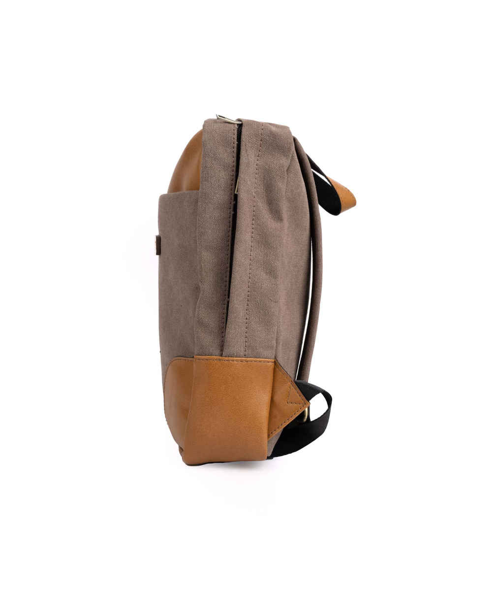 Price and Buy Brown Canvas Women’s Backpack – Model Saad - Image 4