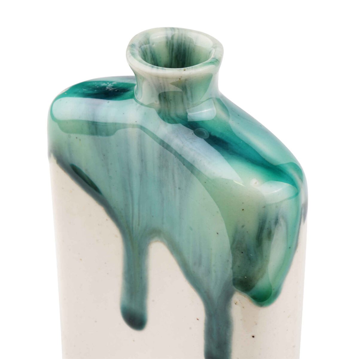 Price and Buy Bud Pottery Vase Handcrafted & Decorative with Drip Glaze Design Katrin Model - Image 4