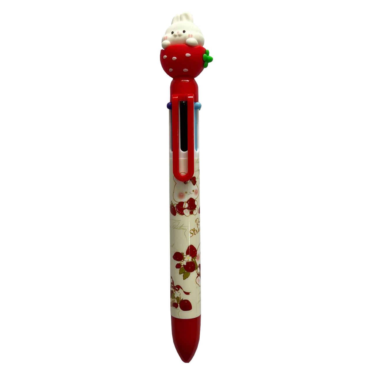 Price and Buy Bunny & Strawberry Themed 6-in-1 Multi-Color Pen – Playful & Functional_6903dad343fa7.jpeg Price and Buy Bunny & Strawberry Themed 6-in-1 Multi-Color Pen – Playful & Functional - Image 1