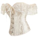 Price and Buy Bustier Corset – Perfect for Party with Floral Design in Milky - Image 3