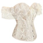 Price and Buy Bustier Corset – Perfect for Party with Floral Design in Milky - Image 4