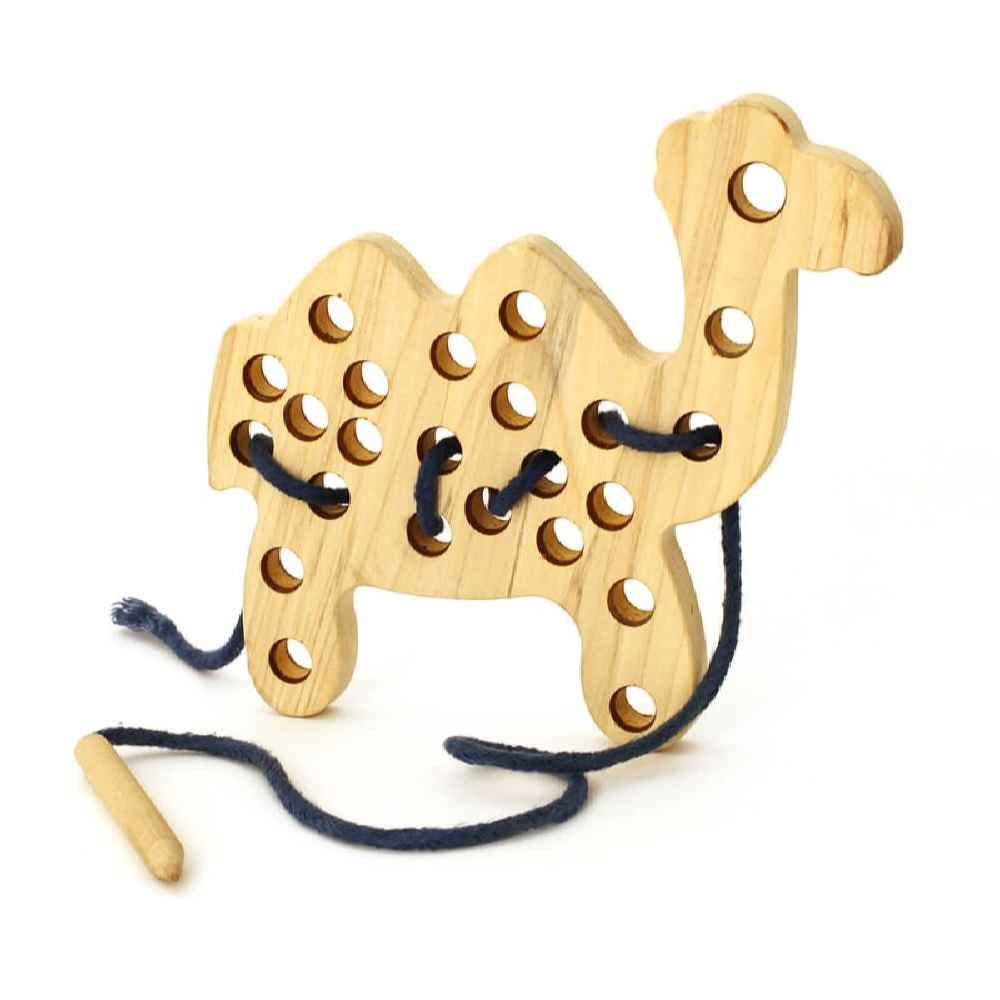 Price and Buy Camel-Shaped Lacing Toy for Kids – Engaging Educational Fun