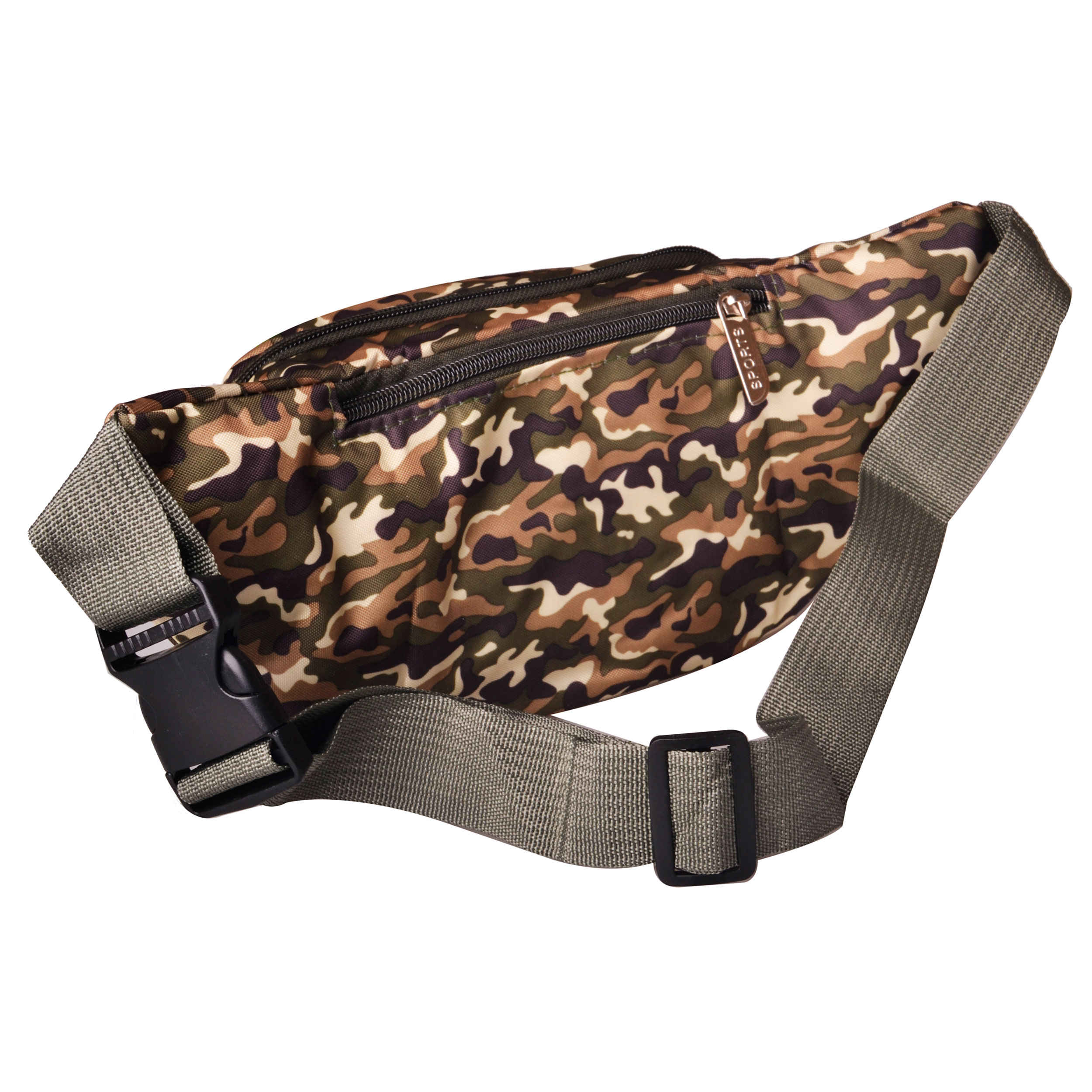 Price and Buy Camouflage Canvas Fanny Pack with 3 Pockets – Everyday Carry - Image 3