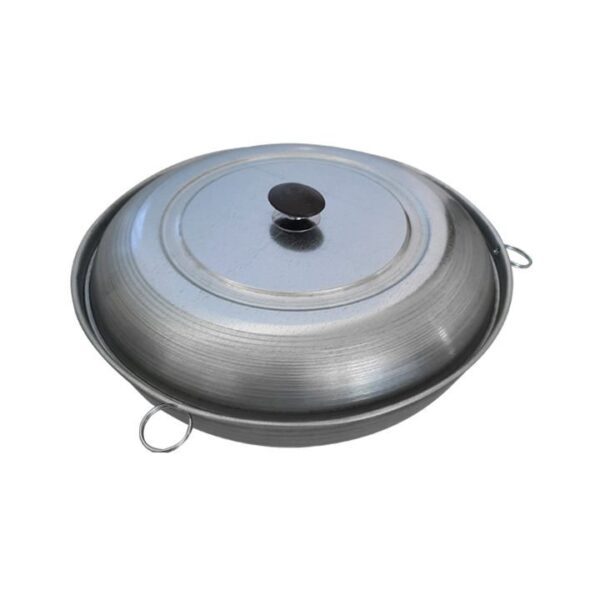 Price and Buy Camping Hanging Cookware Pan with Lid – 40 cm, Durable for Outdoor Use_68fcf0ae26acc.jpeg Price and Buy Camping Hanging Cookware Pan with Lid – 40 cm, Durable for Outdoor Use