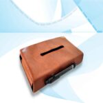 Price and Buy Car Napkin Holder – Luxury Leather Tissue Case for Vehicle with Built-in Pen Holder - Image 11