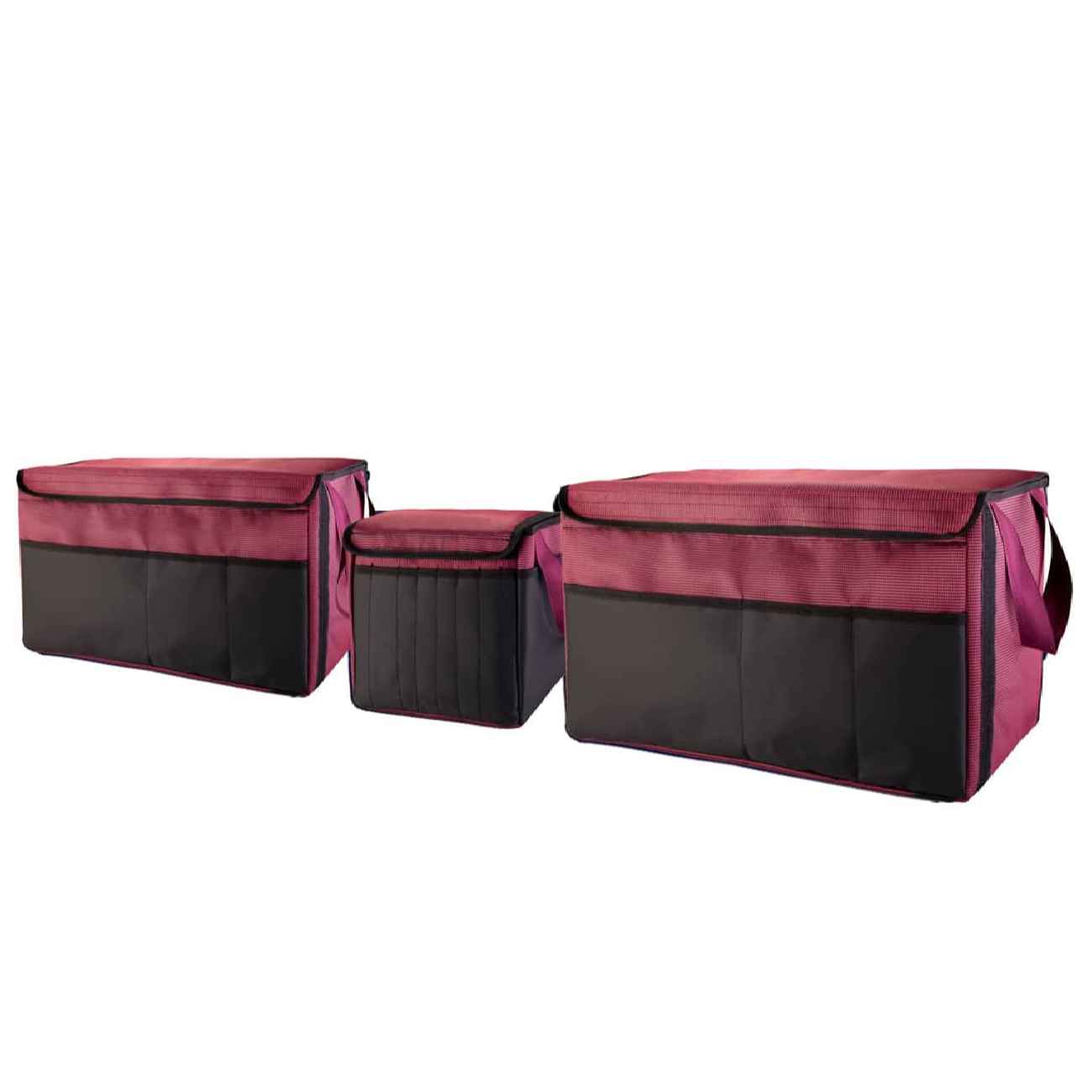 Price and Buy Car Trunk Organizer – Chic & Easy Portability with Large Capacity Pack of 3 - Image 3