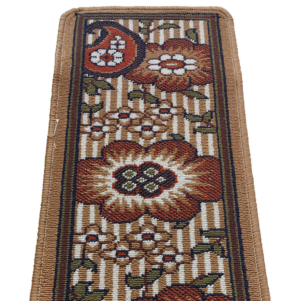 Price and Buy Carpet Stair Tread Indoor – Persian Inspired Floral Design, Slip Resistant - Image 4