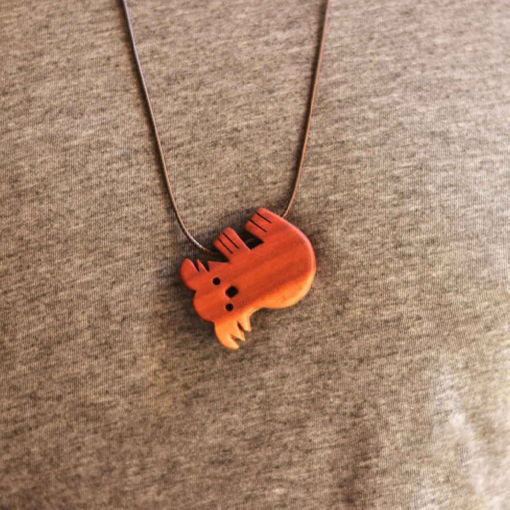 Price and Buy Carved Wood Pendant Handcrafted Artistic Coala - Image 3