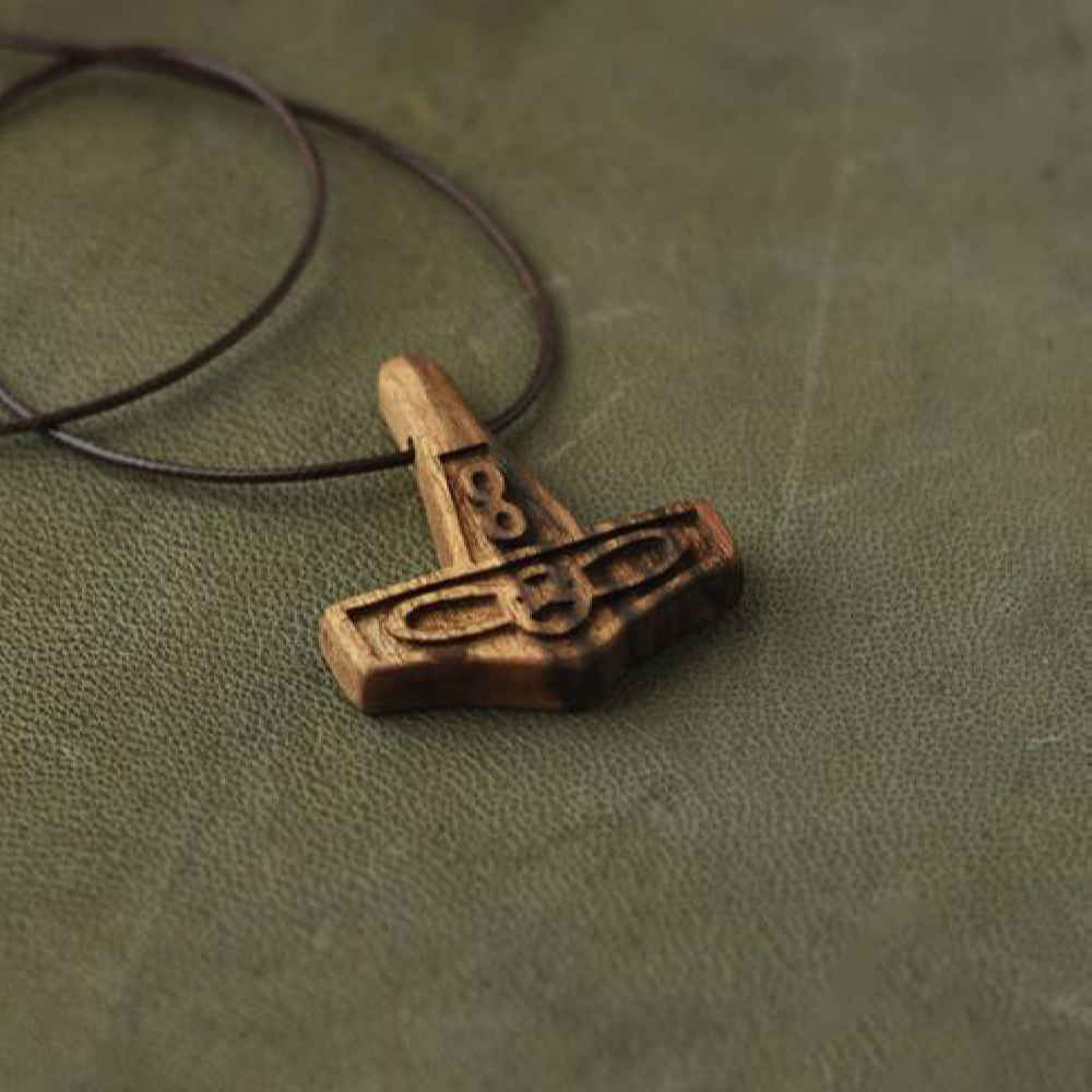 Price and Buy Carved Wood Pendant Handcrafted with Artistic Style Infinity - Image 3