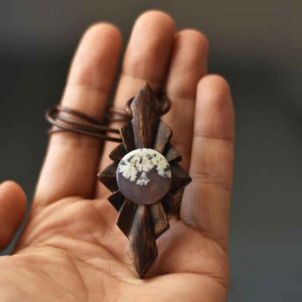Price and Buy Carved Wood Pendant with Agate Gemstone Handcrafted Artistic Chakameh_68fd2499d2f02.jpeg Price and Buy Carved Wood Pendant with Agate Gemstone Handcrafted Artistic Chakameh