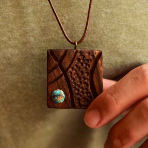 Price and Buy Carved Wood Pendant with Turquoise Gemstone Handcrafted Artistic Marcel_68fd25e30cca2.jpeg Price and Buy Carved Wood Pendant with Turquoise Gemstone Handcrafted Artistic Marcel