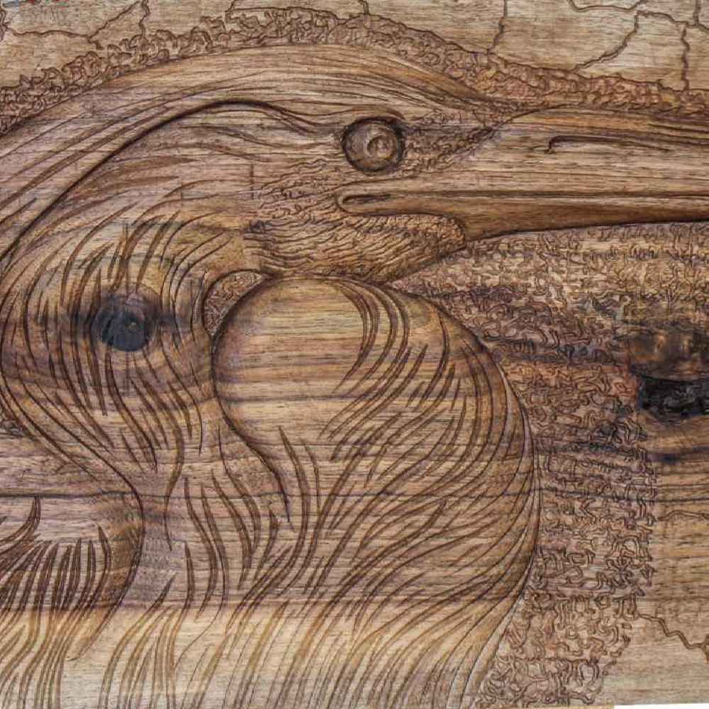 Price and Buy Carved Wood Wall Art Model Pelikan - Image 4