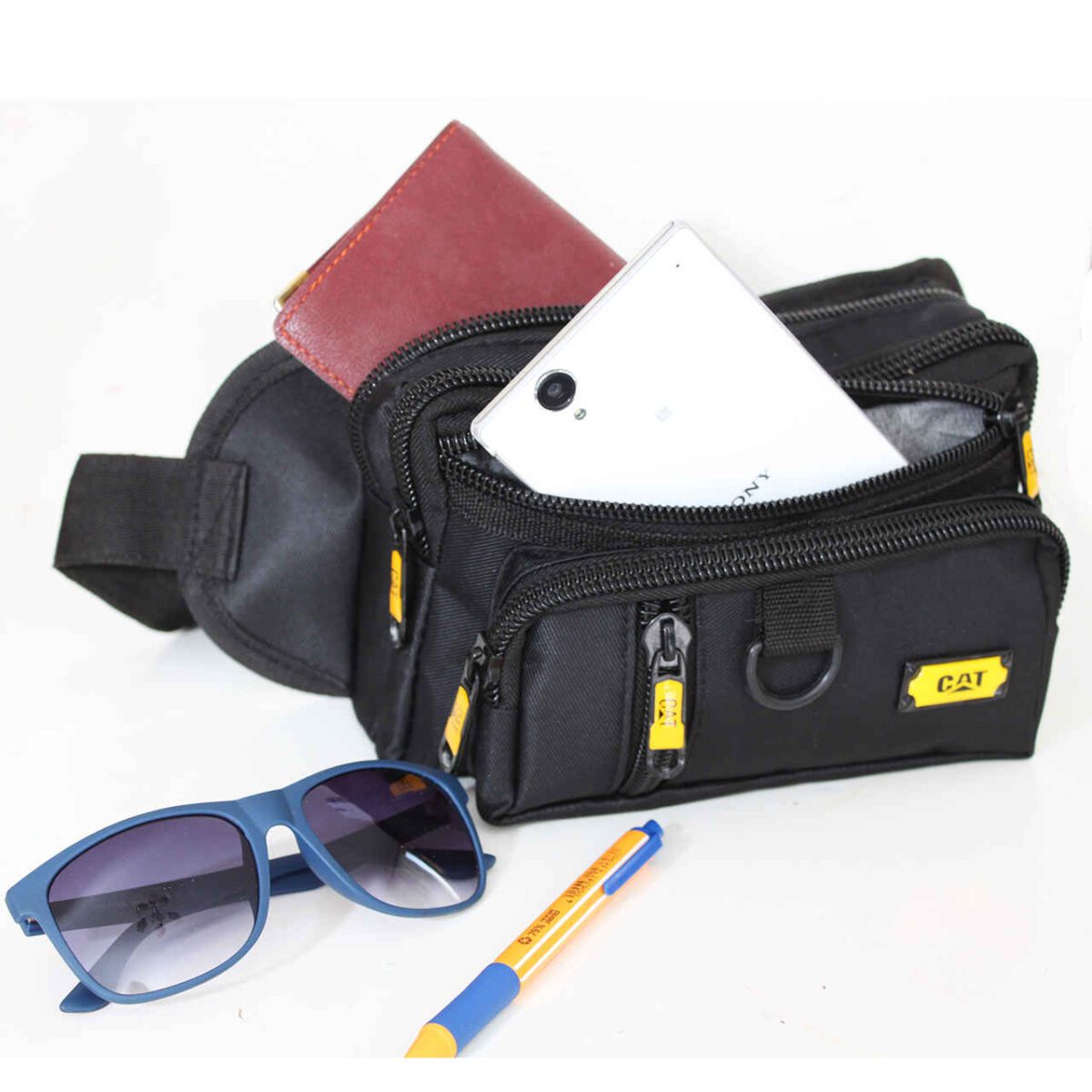 Price and Buy Caterpillar Canvas Fanny Pack with 4 Pockets – Perfect for Everyday Carry - Image 6