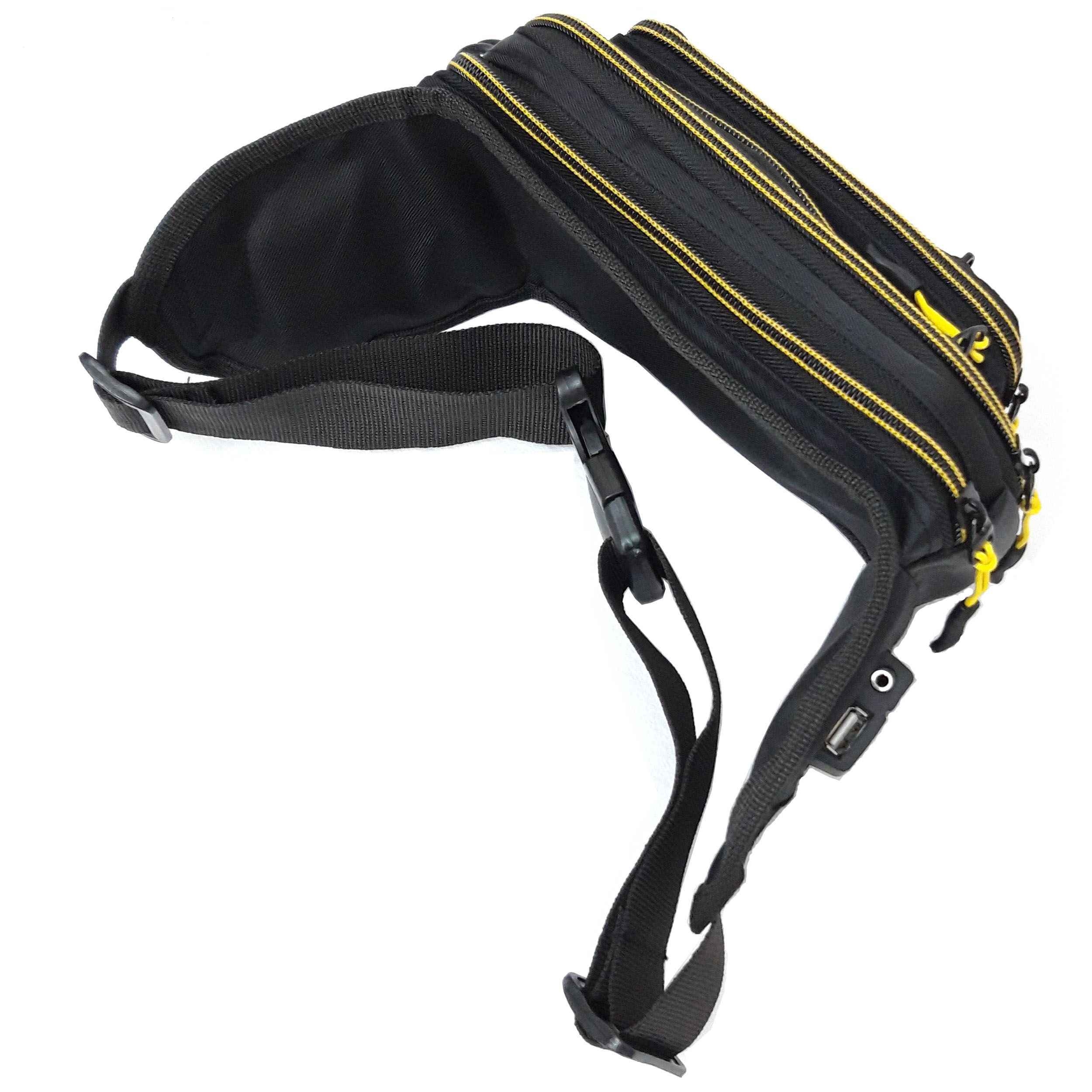 Price and Buy Caterpillar Canvas Fanny Pack with 4 Pockets – Perfect for Travel & Outdoors - Image 3