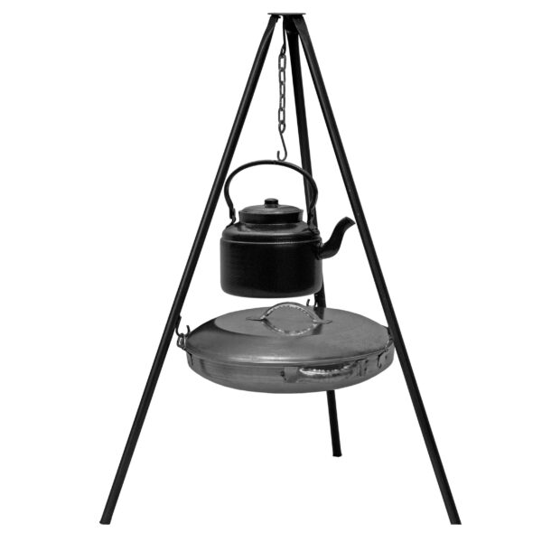 Price and Buy Cauldron Campfire Cooking Tripod with Pan & Kettle – 3-Piece Model for Camping_68fe41756c02e.jpeg Price and Buy Cauldron Campfire Cooking Tripod with Pan & Kettle – 3-Piece Model for Camping
