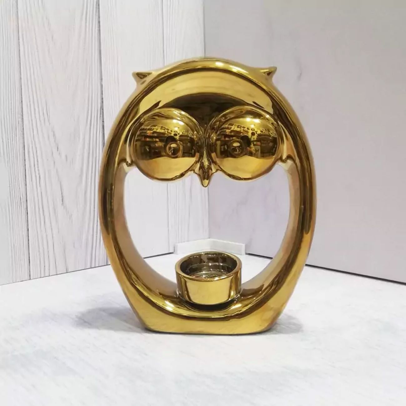 Price and Buy Ceramic Candle Holder – Owl Design A Perfect Decorative Accent for Any Room_6902088472756.jpeg Price and Buy Ceramic Candle Holder – Owl Design A Perfect Decorative Accent for Any Room - Image 1