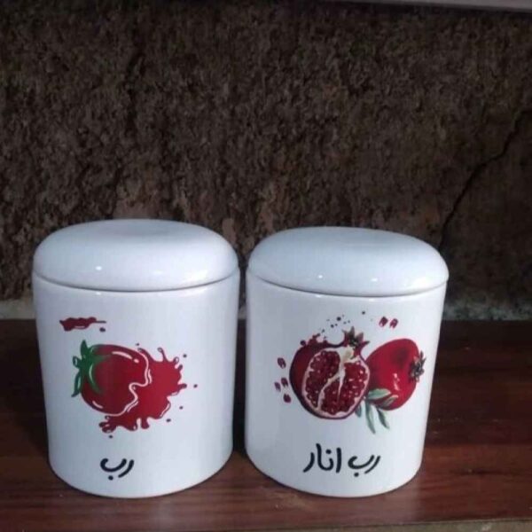 Price and Buy Ceramic Canister Jar for Storing Tomato & Pomegranate Paste_68fe87b488d54.jpeg Price and Buy Ceramic Canister Jar for Storing Tomato & Pomegranate Paste