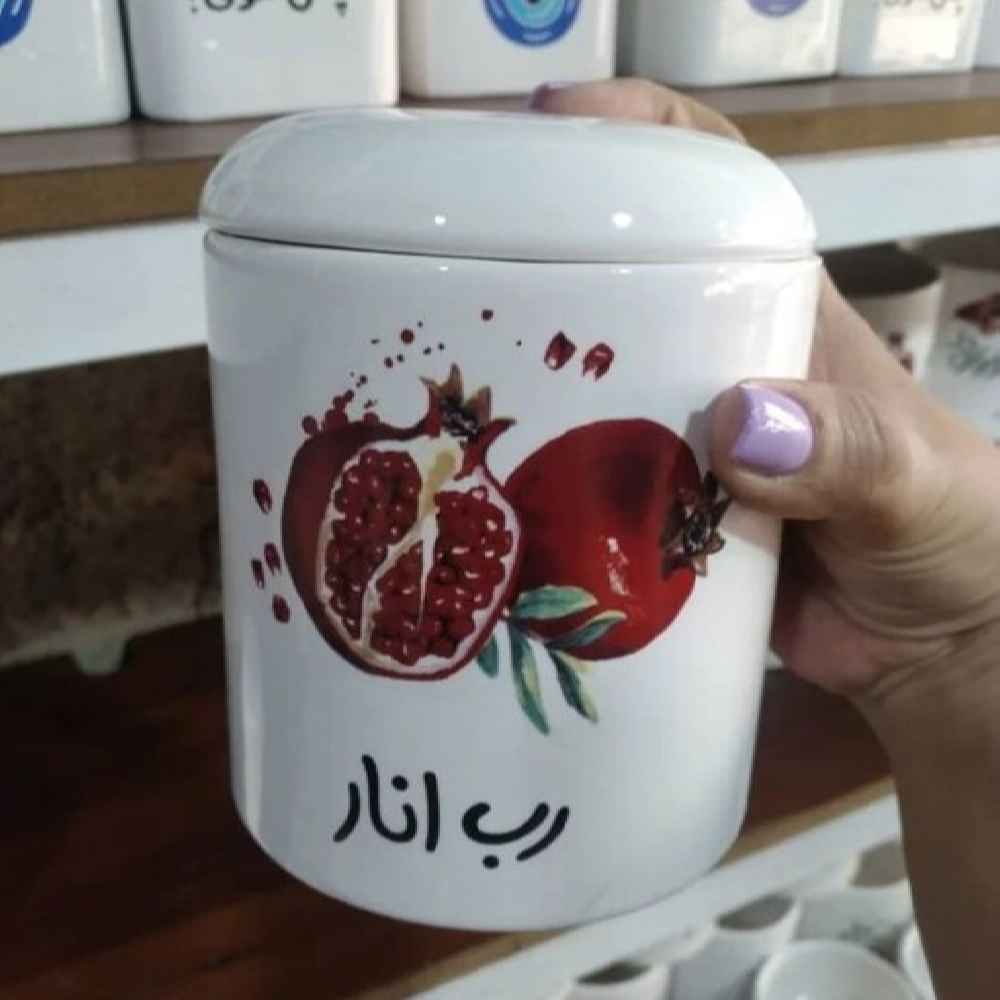 Price and Buy Ceramic Canister Jar for Storing Tomato & Pomegranate Paste - Image 3