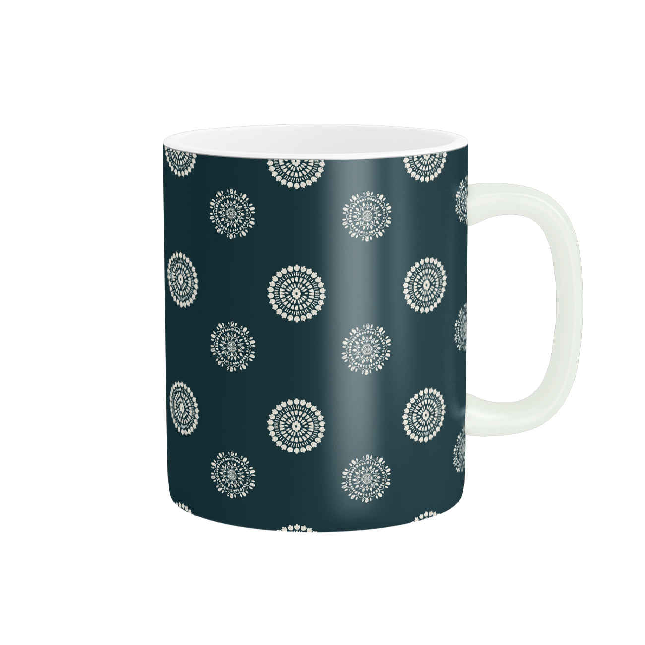 Price and Buy Ceramic Coffee Mug with Handel in White Color