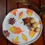 Price and Buy Ceramic Dinnerware Plate – Autumn Leave Pattern, Microwave & Dishwasher Safe - Image 5