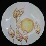 Price and Buy Ceramic Dinnerware Plate – Autumn Pattern, Functional & Stylish
