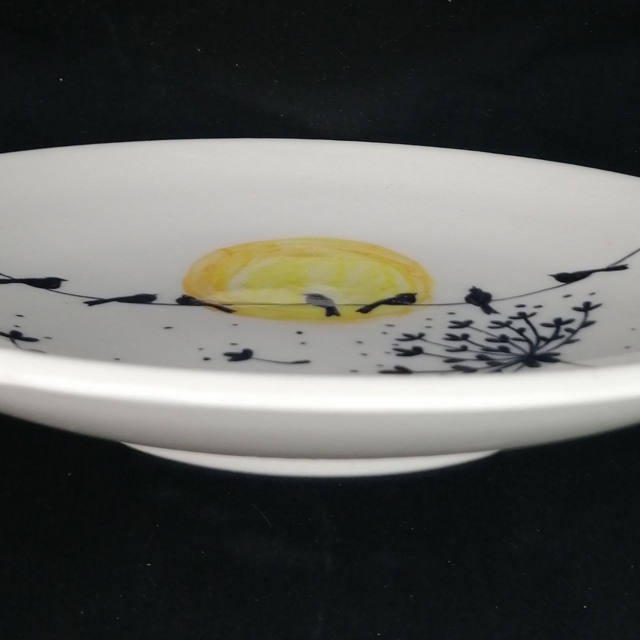 Price and Buy Ceramic Dinnerware Plate – Dandelion Pattern, Artistic and Versatile - Image 5