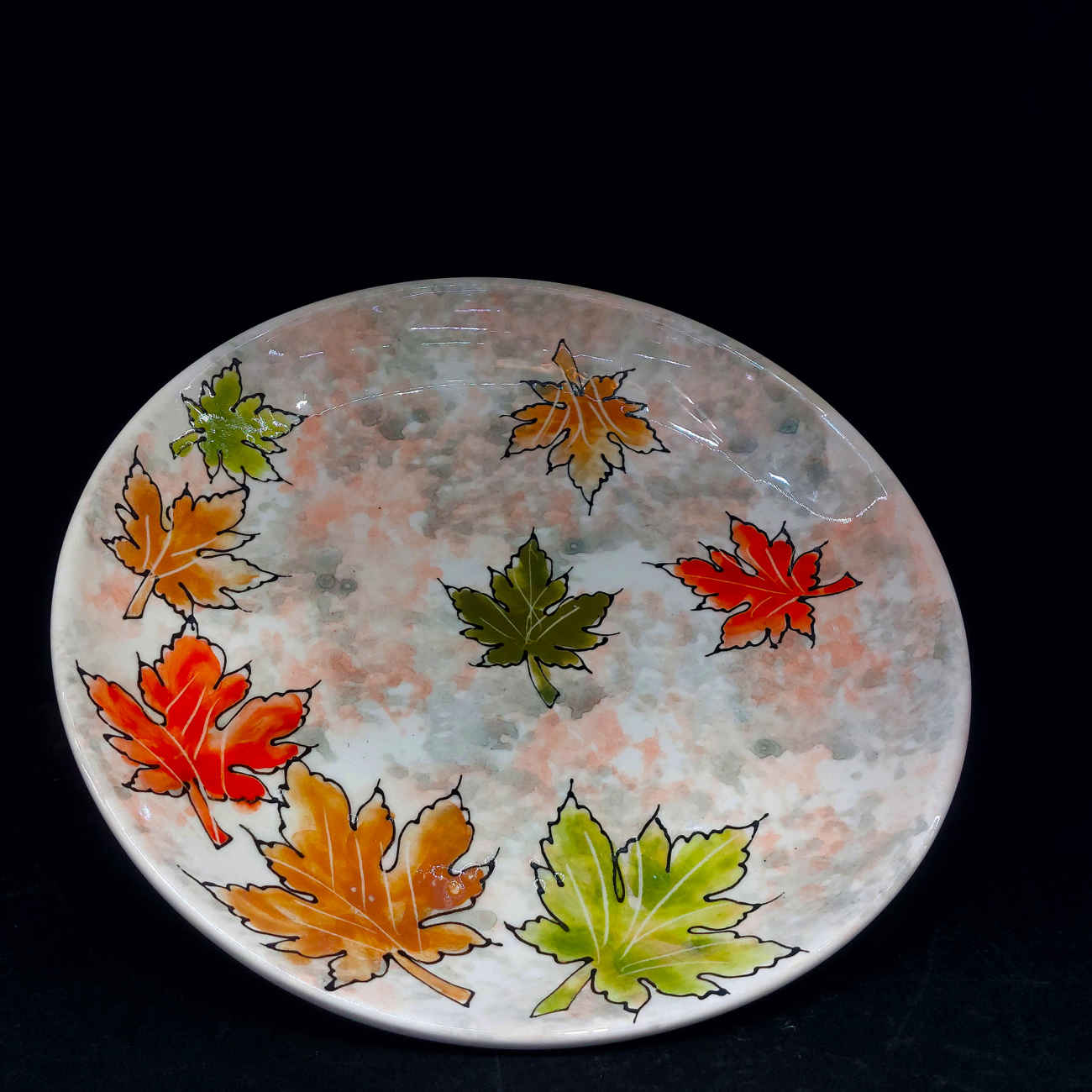 Price and Buy Ceramic Dinnerware Plate – Microwave and Dishwasher Safe – Autumn Model (Set of 6) - Image 3