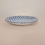 Price and Buy Ceramic Dinnerware Plate – Microwave and Dishwasher Safe | Checkered - Image 3