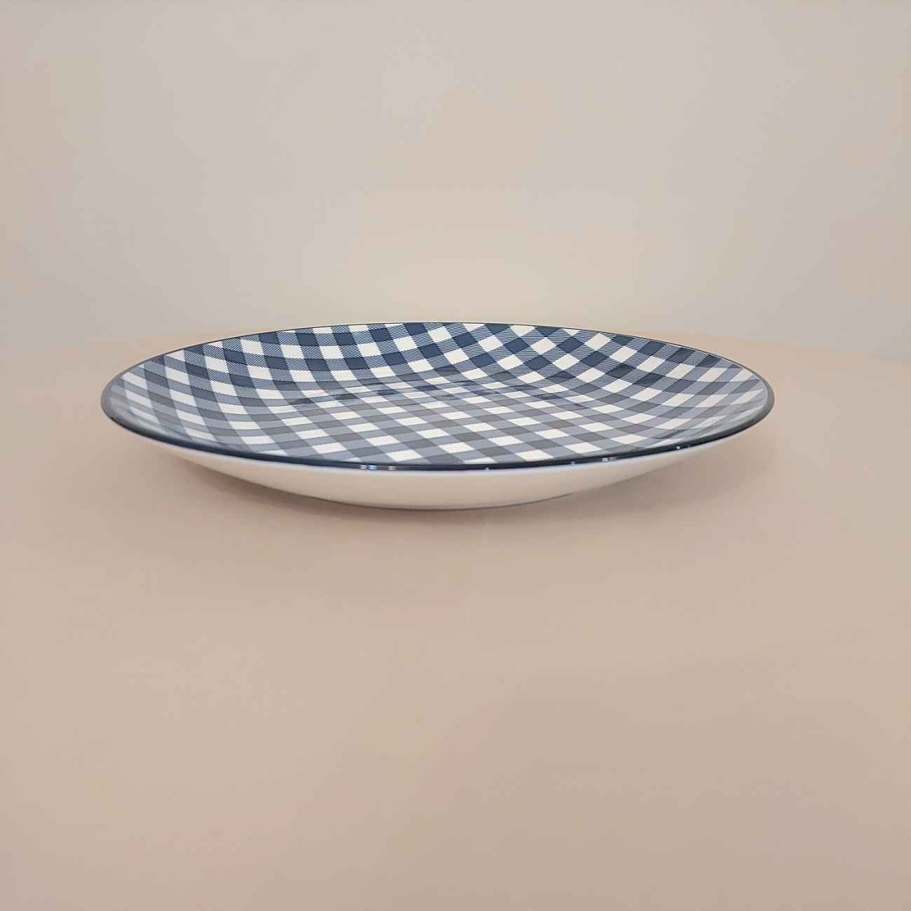 Price and Buy Ceramic Dinnerware Plate – Microwave and Dishwasher Safe | Checkered_6901655bd3e4f.jpeg Price and Buy Ceramic Dinnerware Plate – Microwave and Dishwasher Safe | Checkered - Image 3
