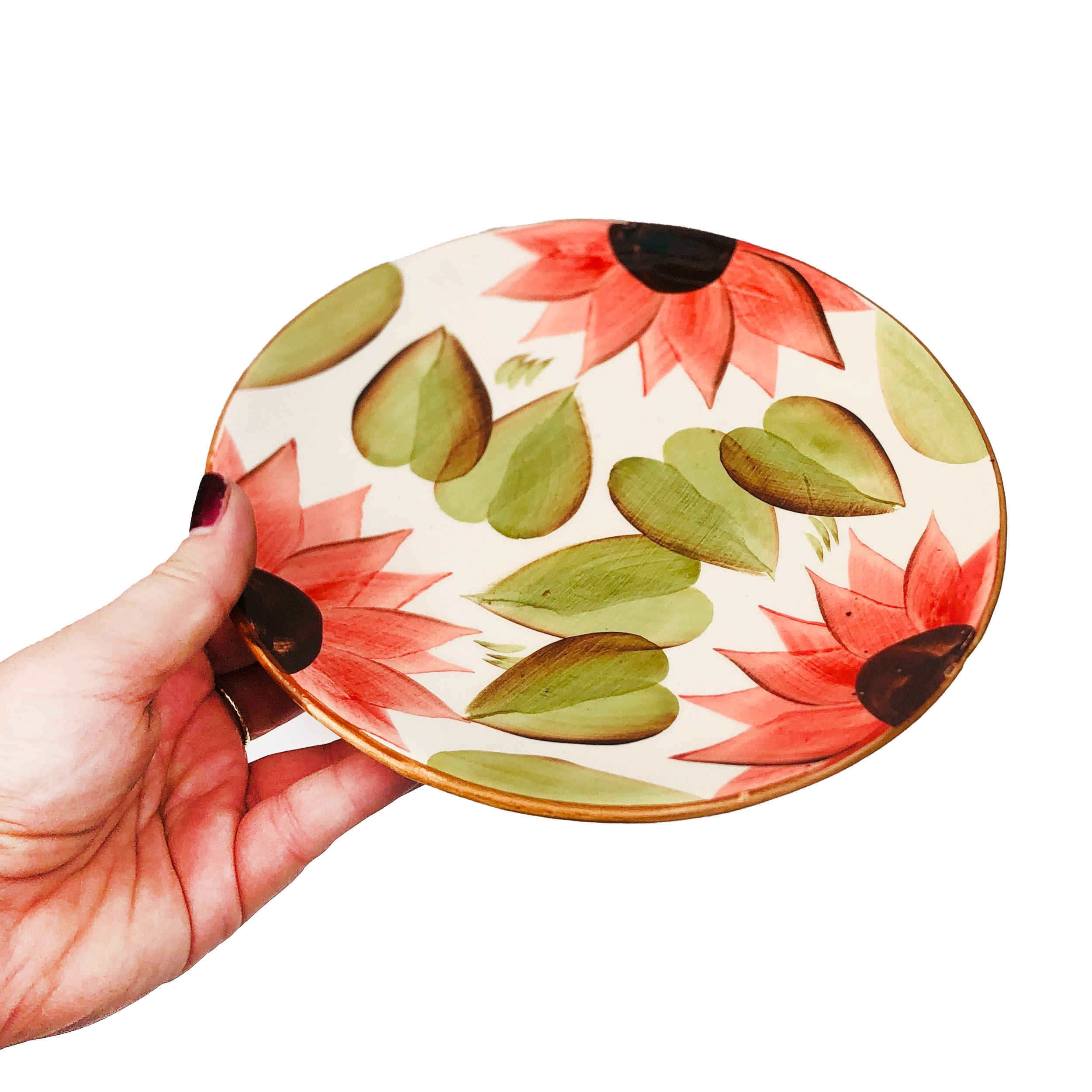 Price and Buy Ceramic Dinnerware Plate – Sunflower Pattern,  Microwave & Dishwasher Safe - Image 5