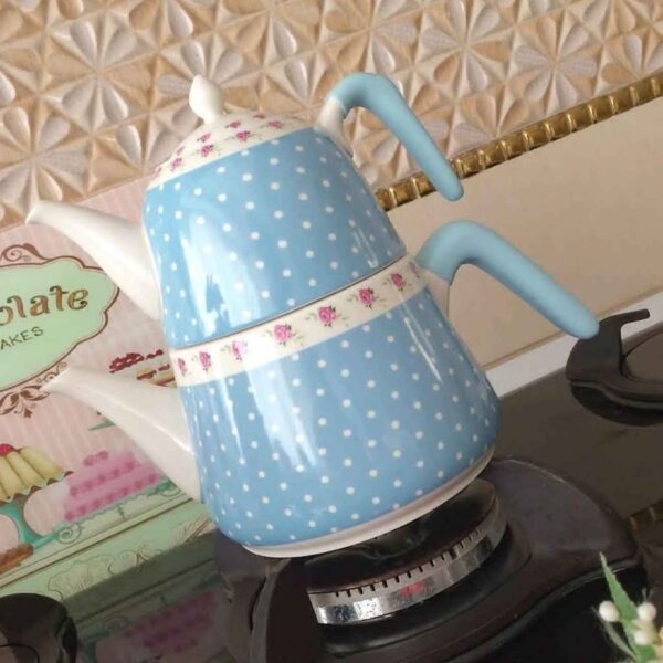 Price and Buy Ceramic Double Teapot Set – Perfect for Gift Durable with Polka Dot & Floral Design_6901a63a2db58.jpeg Price and Buy Ceramic Double Teapot Set – Perfect for Gift Durable with Polka Dot & Floral Design