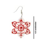 Price and Buy Ceramic Earrings for women Traditional Style Flower - Image 3