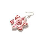 Price and Buy Ceramic Earrings for women Traditional Style Flower - Image 4