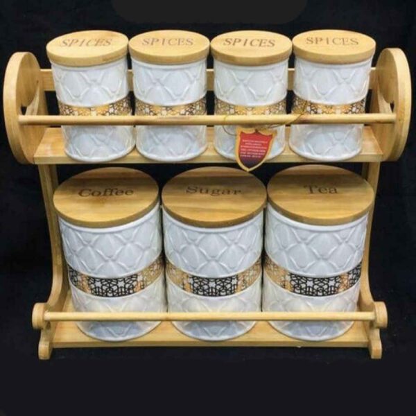 Price and Buy Ceramic Embossed Canister Jar for Kitchen Model Hamta_68fe4e47d107d.jpeg Price and Buy Ceramic Embossed Canister Jar for Kitchen Model Hamta