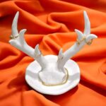 Price and Buy Ceramic Jewelry Holder, Ring Holder and Accessory Stand with Deer Antler Design