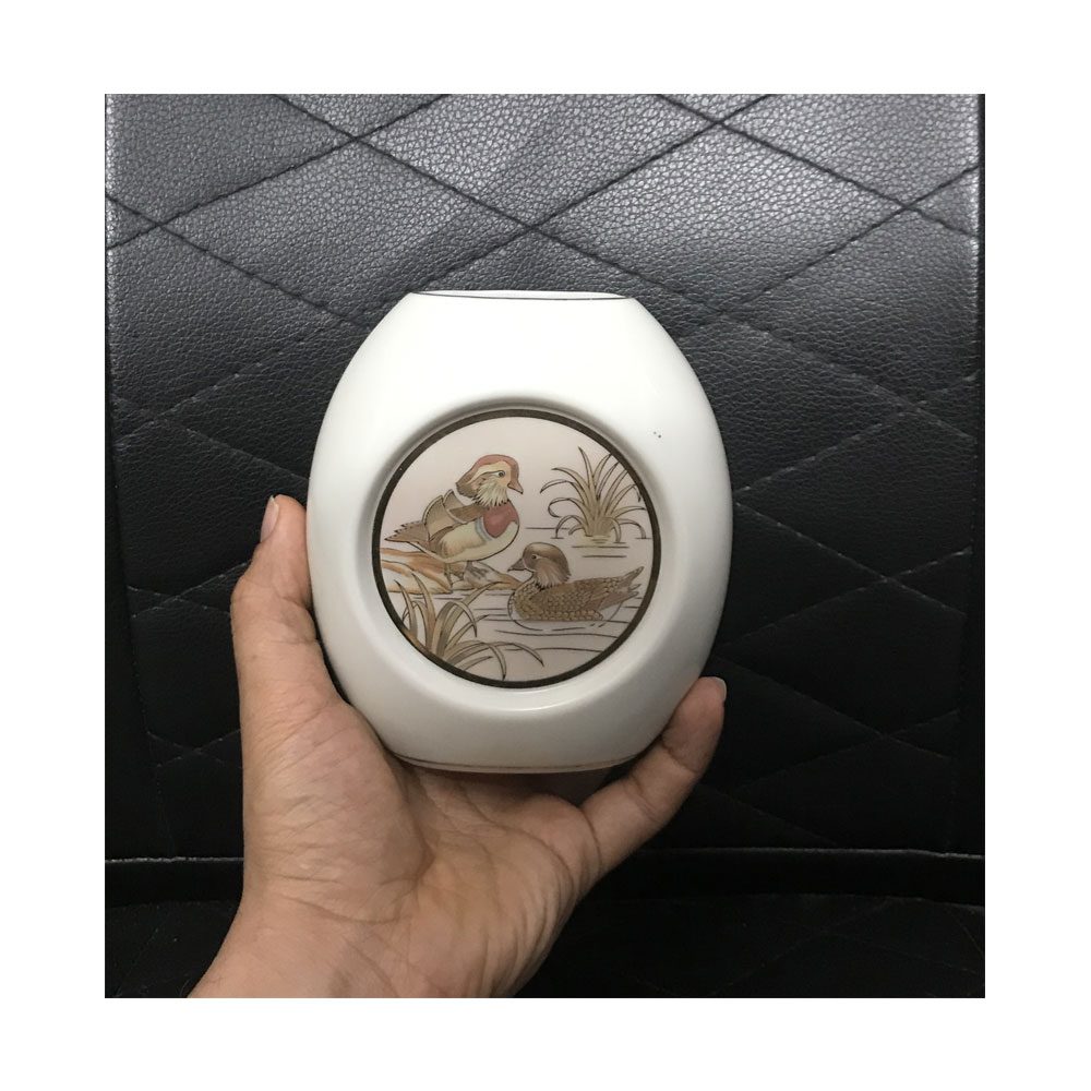 Price and Buy Ceramic Makeup Brush Holder in Birds & the Marsh Design - Image 5
