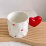 Price and Buy Ceramic Mug – Fantasy Art Cup for Coffee, Tea & Cocoa with Heart-Shaped Handle