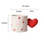 Price and Buy Ceramic Mug – Fantasy Art Cup for Coffee, Tea & Cocoa with Heart-Shaped Handle - Image 5