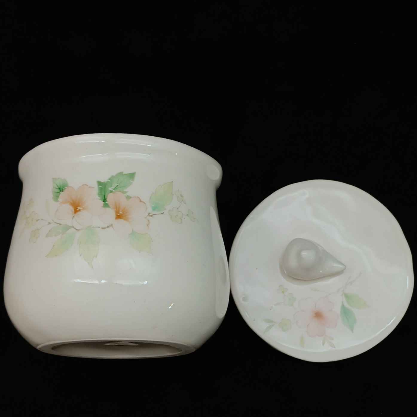 Price and Buy Ceramic Storage Jar – Stylish Storage for Coffee, Tea, & More, Birds & Flower - Image 3