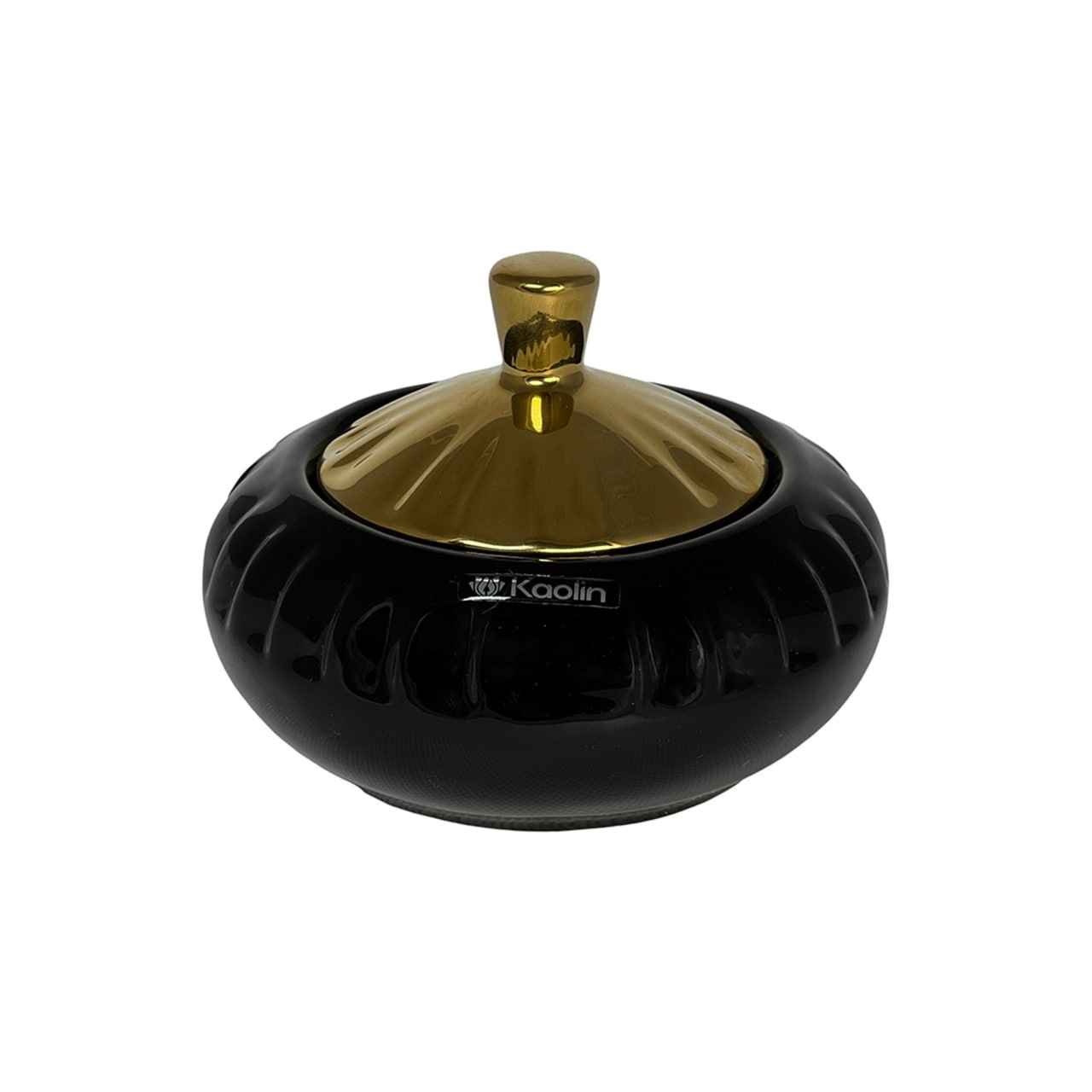 Price and Buy Ceramic Sugar Bowl with Golden Lid