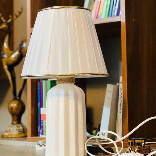 Price and Buy Ceramic Vase Table Lamp Handcrafted with Fabric Shade Luna_68fd4024bcced.jpeg Price and Buy Ceramic Vase Table Lamp Handcrafted with Fabric Shade Luna