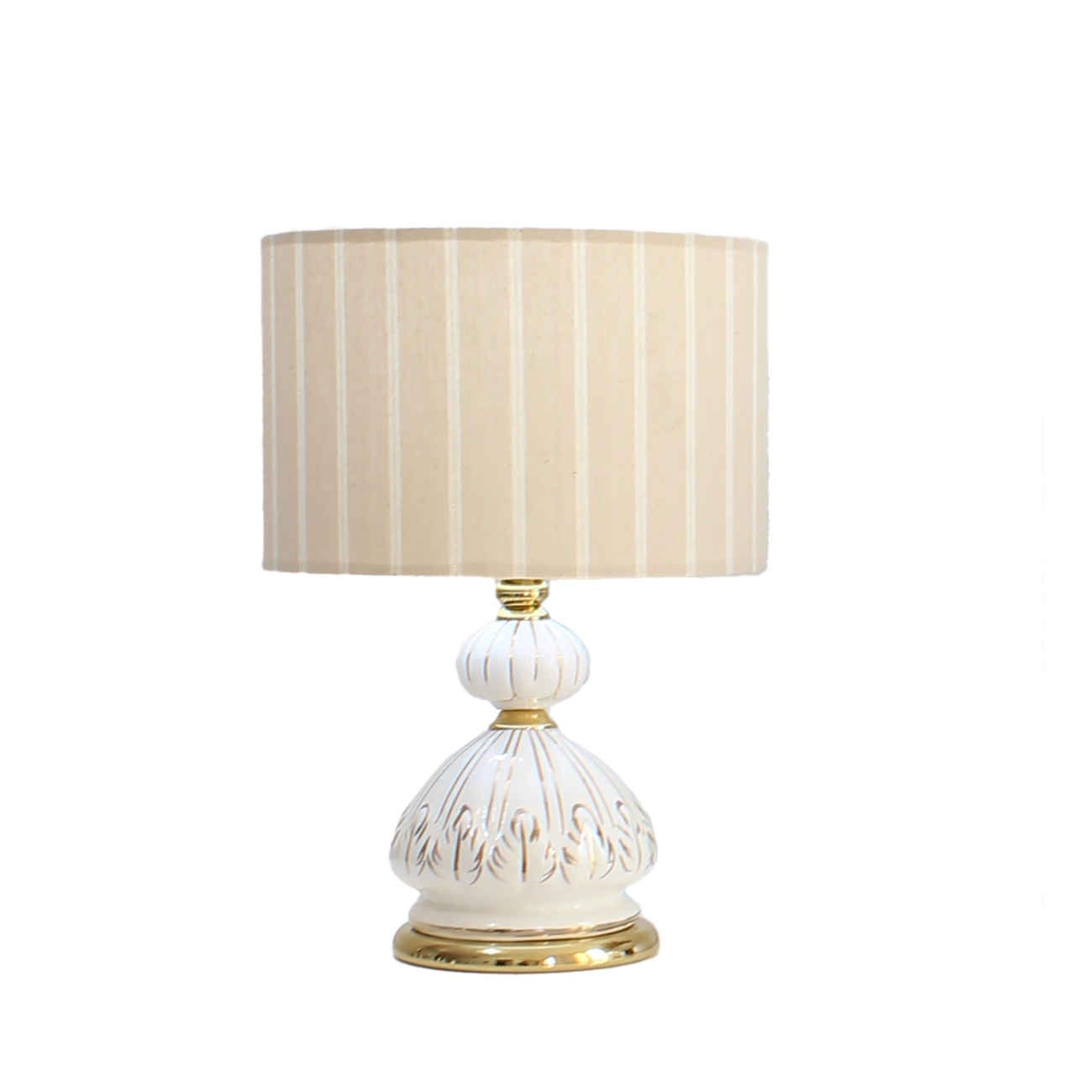 Price and Buy Ceramic Vase Table Lamp with Drum Shade in Cream_690094a565abc.jpeg Price and Buy Ceramic Vase Table Lamp with Drum Shade in Cream - Image 1