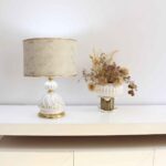 Price and Buy Ceramic Vase Table Lamp with Drum Shade in Cream - Image 6